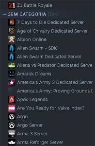 Vendo conta da steam