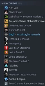 Vendo conta da steam