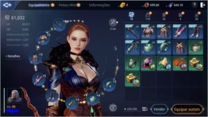 CONTA MIR4 LV 60 | GUILD DOMINANTE | SET XP