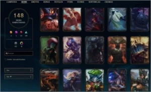 Conta League of legends barato LOL