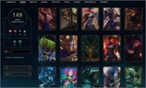 Conta League of legends barato LOL