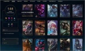 Conta League of legends barato LOL