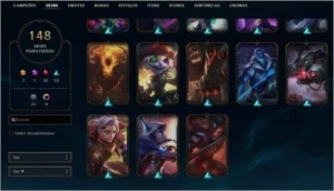 Conta League of legends barato LOL