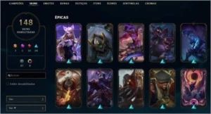 Conta League of legends barato LOL