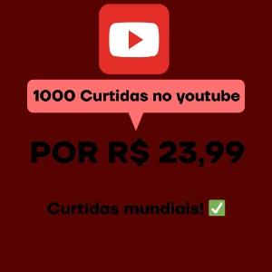 🚀(Promoção De Natal) 1000 Curtidas No Youtube! 🚀 - Redes Sociais