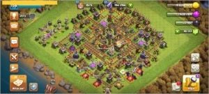 clash of clans cv11 com 10.100 gemas