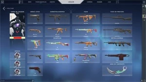 CONTA VALORANT PLATINA 3 (COM ALGUMAS COISAS)