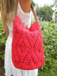 Bolsa Gaya Vermelha - Artesanato e Personalizados