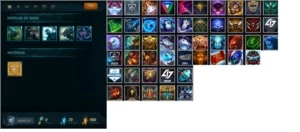 Conta League of Legends Gold 4 WW cinzento e TW Medieval LOL