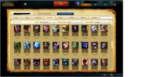 Conta League of Legends Gold 4 WW cinzento e TW Medieval LOL