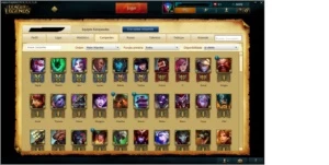 Conta League of Legends Gold 4 WW cinzento e TW Medieval LOL