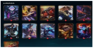 Vendo conta League of Legends de 2013!! VARIAS SKIN LEGADO LOL