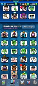 Conta Top 10 Evoluções + 3 Cartas Elites [4586 Gemas] - Clash Royale