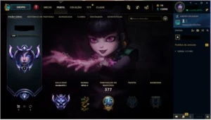 Conta lol D1, lvl 150 todos os campeões + 50 skins - League of Legends
