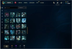 Conta lol D1, lvl 150 todos os campeões + 50 skins - League of Legends