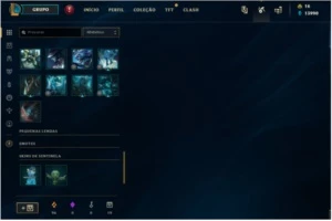 Conta lol D1, lvl 150 todos os campeões + 50 skins - League of Legends
