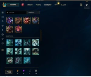 Conta lol D1, lvl 150 todos os campeões + 50 skins - League of Legends