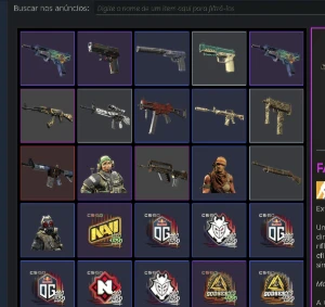 Conta steam com mais de 1000 reais de inventario cs2 - Counter Strike