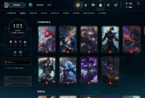 Conta Main Kayn Com Croma Odisseia (Raro) - League of Legends LOL