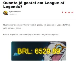 * CONTA VALORANT // LOL - 14,6K GASTOS *