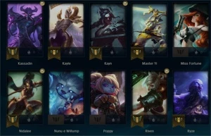 Conta PLATINA mmr bom - League of Legends LOL