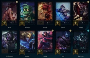 Conta PLATINA mmr bom - League of Legends LOL