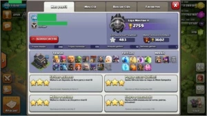 Conta CV9 - Clash of Clans
