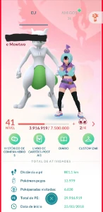 Conta Lvl 41 Pokémon Go Valor - Pokemon GO