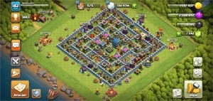 Conta Clash Of Clans CV 12 Completamente Full