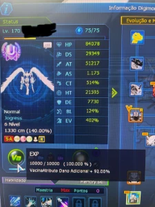Conta com Omm muito boa LA-Omega! - Digimon Masters Online DMO