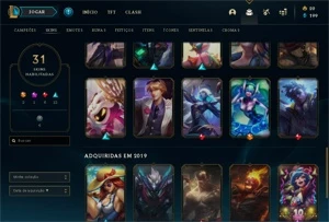 Conta league of legends d2 com mmr bufado LOL