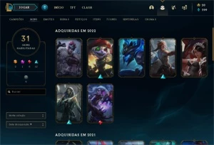 Conta league of legends d2 com mmr bufado LOL