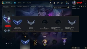 Conta league of legends d2 com mmr bufado LOL