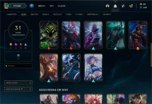 Conta league of legends d2 com mmr bufado LOL