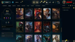 Conta LOL LVL 47 | 135 Campeões | 86 Skins | UNRANKED | 2013 - League of Legends