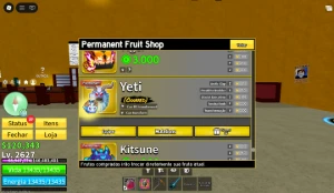 Conta Com Dragon,Yeti,Dough Permanentes! - Roblox