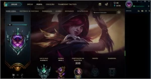 Conta lol platina iv - 127 campeoes e 46 skins - League of Legends