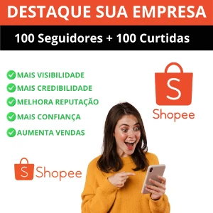 100 seguidores +100 Curtidas em perfil e produtos Shopee - Outros