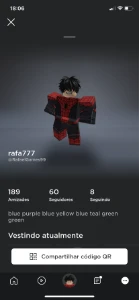 Conta de Roblox com itens limited + conta de bloxfruit