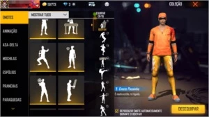 Conta Freefire + Rank Mestre + Várias skins - Free Fire