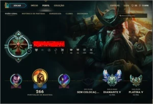Conta D5 todos campões - League of Legends LOL
