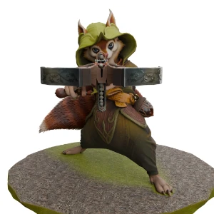 Modelo 3D Dota2 - Hoodwink - Outros