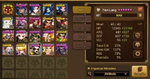 Tian Lan + 16 Nat5 - Summoners War