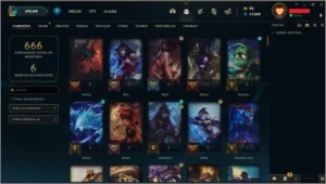 Conta LOL-340 skins -Platina-TROCO POR KAMAS-ITENS NO DOFUS - League of Legends