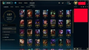 Conta lol nv 70 varias skins raras - League of Legends