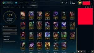 Conta lol nv 70 varias skins raras - League of Legends