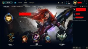 Conta lol nv 70 varias skins raras - League of Legends