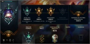CONTA LEAGUE OF LEGENDS LOL