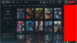 Conta LoL com Skins Raras (Pax TF, PaxJax, RyzeJovem, BlackA - League of Legends