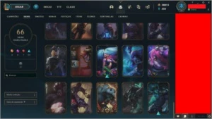 Conta LoL com Skins Raras (Pax TF, PaxJax, RyzeJovem, BlackA - League of Legends
